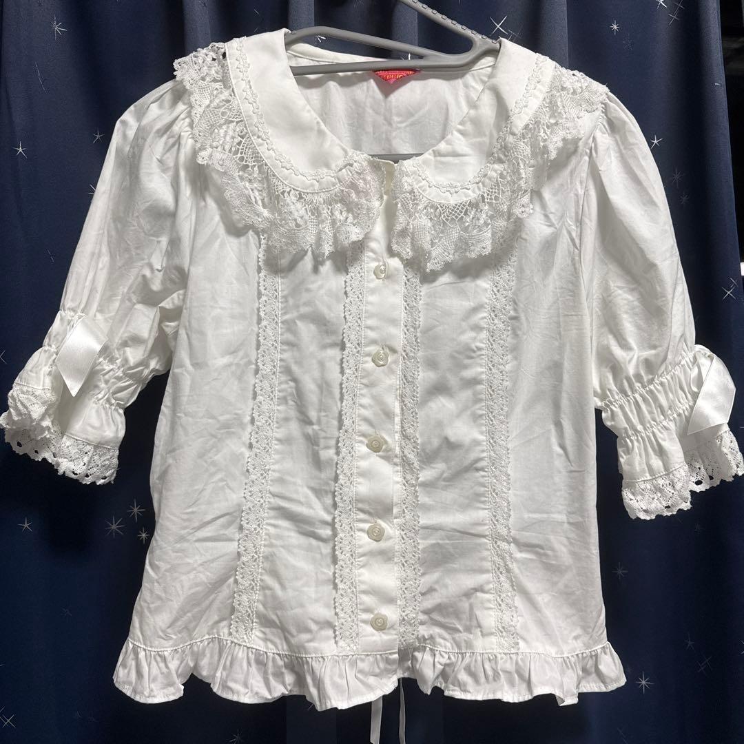 BABY,THE STARS SHINE BRIGHTレースアップブラウス