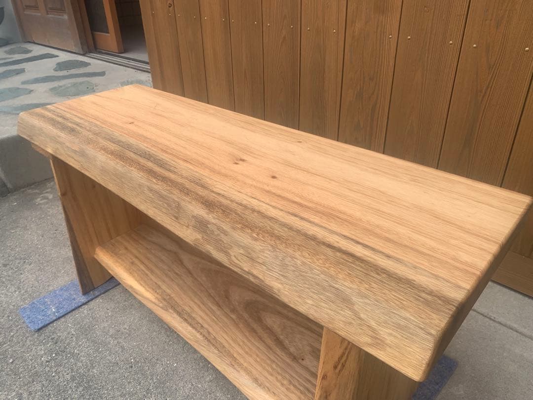 セール✨楠サイドテーブル、TV台【約85✖︎奥行30〜28.5 高さ約40㎝】