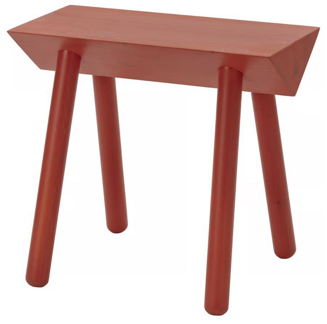 OMMJÄNGE オッミェンゲ スツール, オレンジレッド