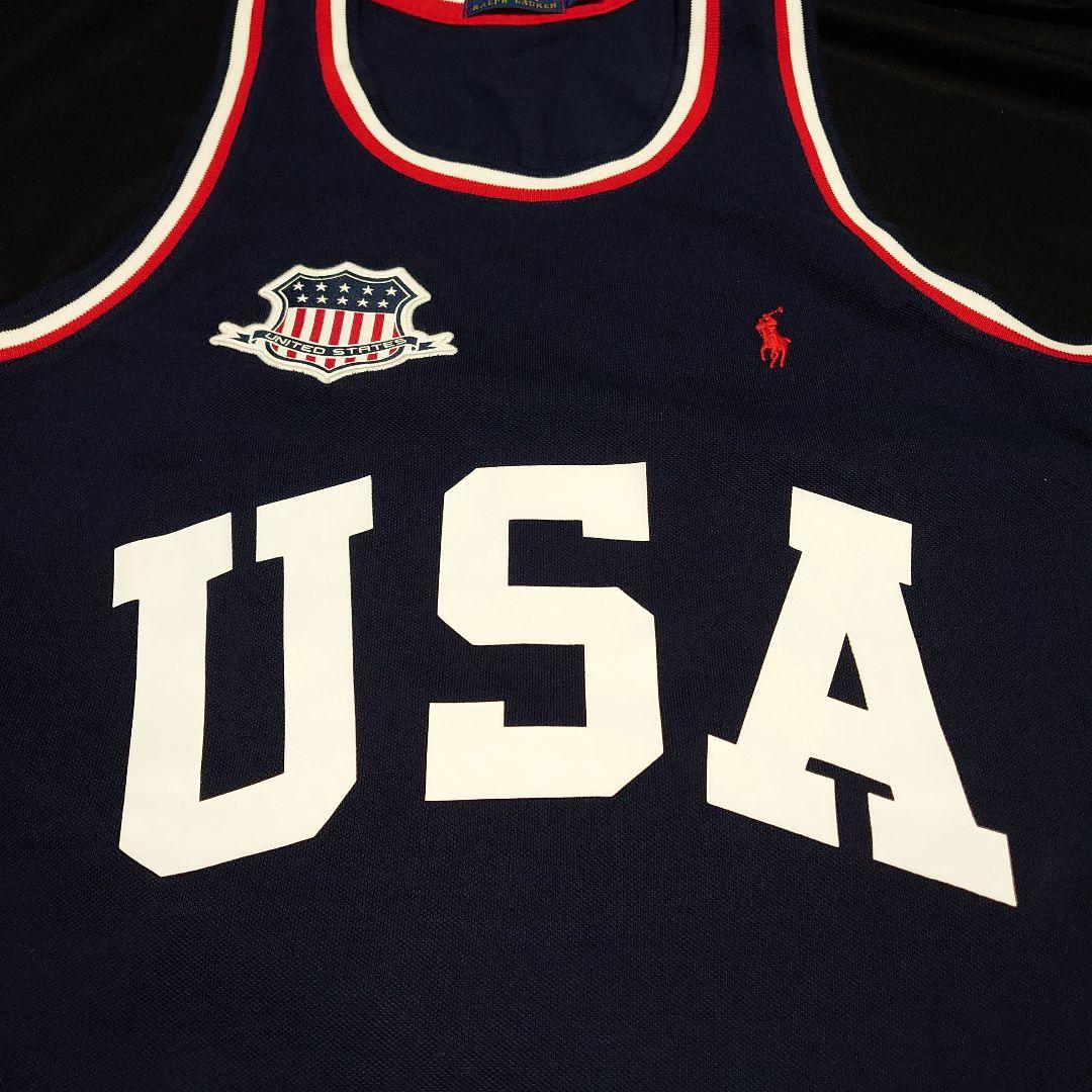 ポロラルフローレン タンクトップ バスケットボール アメリカチーム スラムダンク
