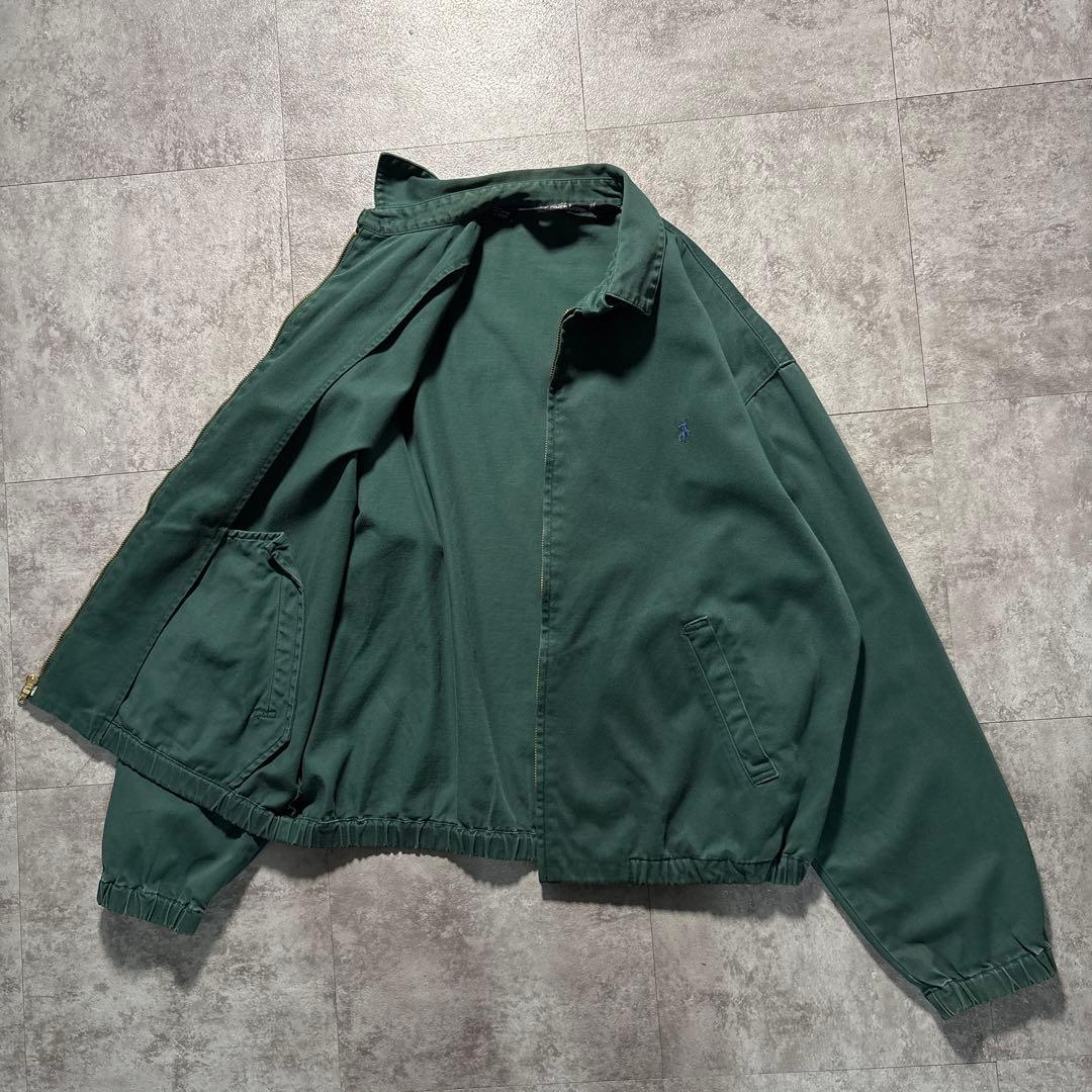 極上　80s 三角タグ　ラルフローレン　スウィングトップ　青ポニー　短丈　M