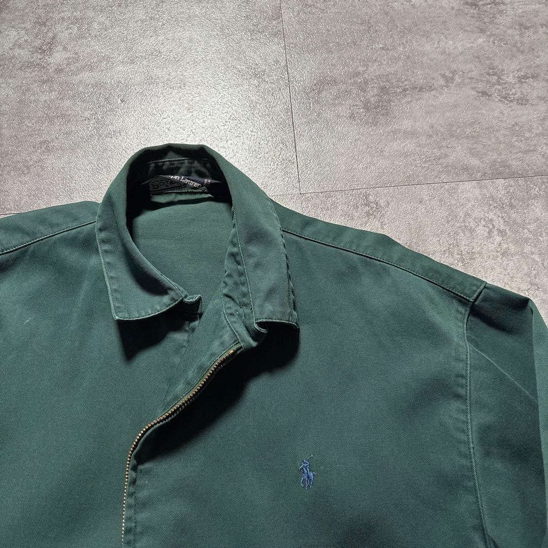 極上　80s 三角タグ　ラルフローレン　スウィングトップ　青ポニー　短丈　M