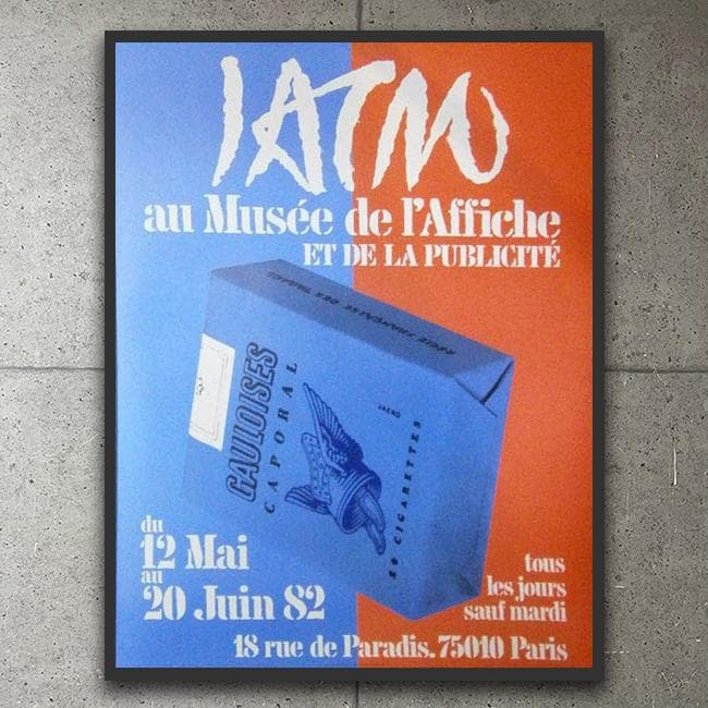 額装品/Paquet De Gauloises（ジャクノ）アートポスター