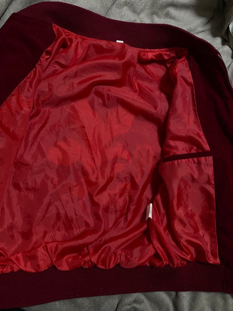 90s 日本製 別珍　スカジャン　ワシ　限定版 Unisex Vintage