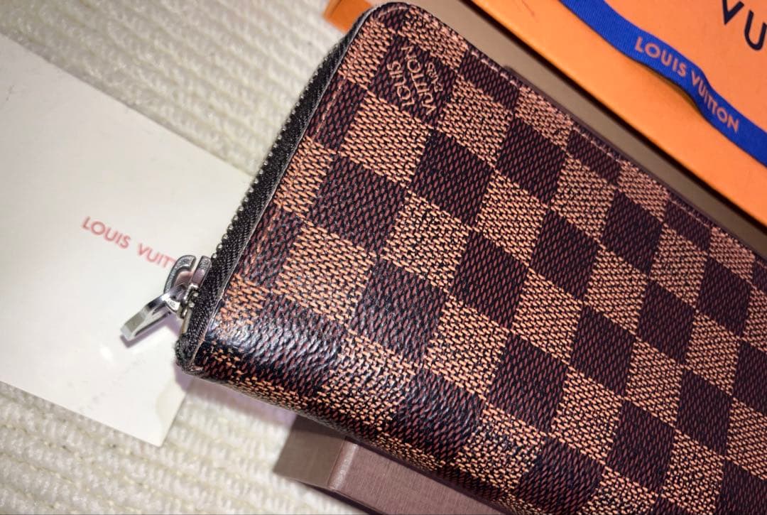 良品/LOUIS VUITTON ダミエ グラフィット ジッピー ヴェルティカル