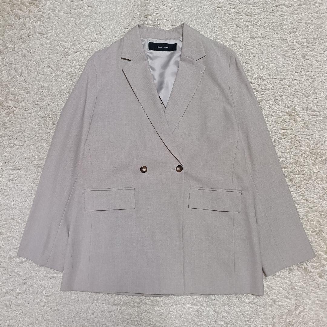 【美品】ジャーナルスタンダード ダブルジャケット ワイドパンツ セットアップ