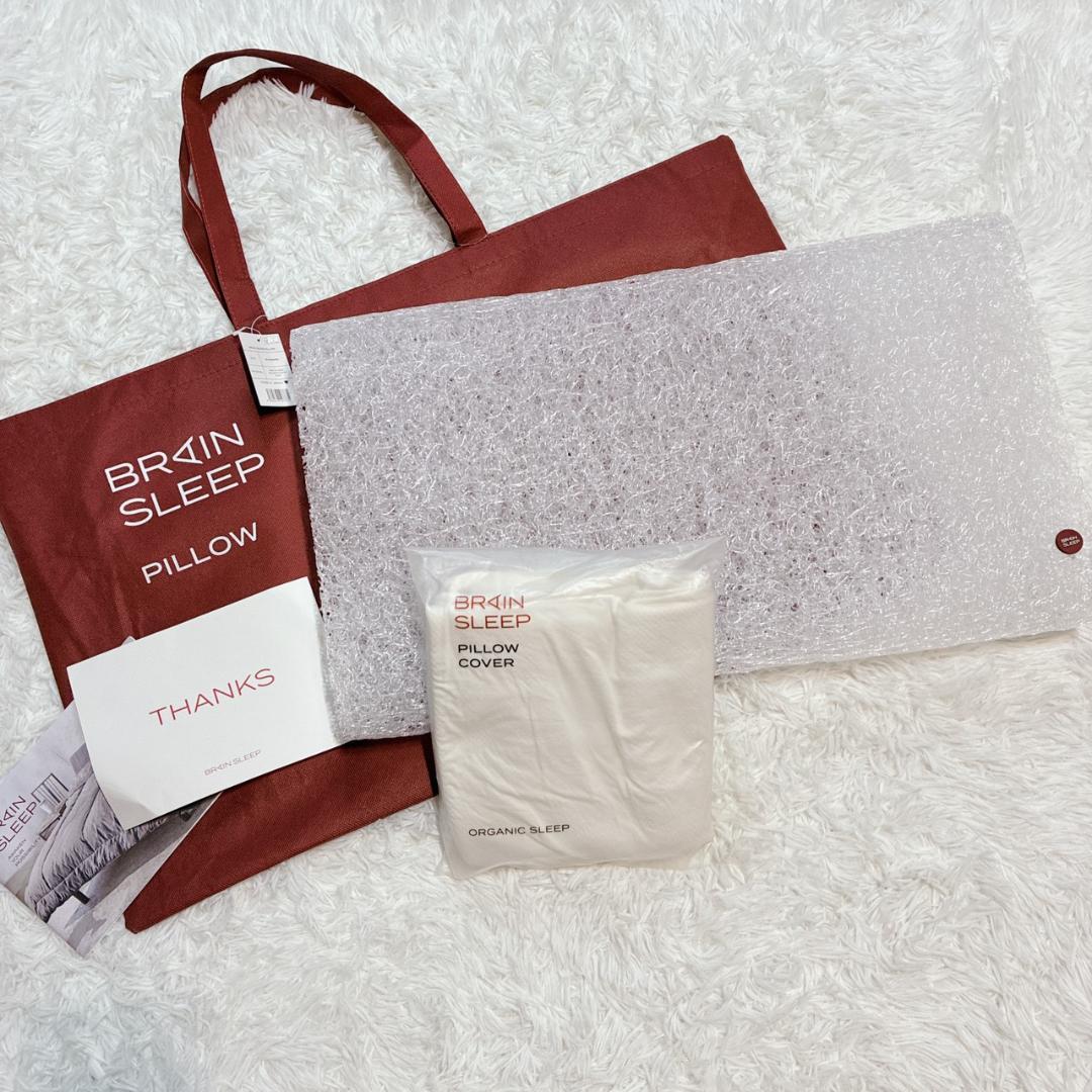 【新品 未使用 タグ付き✨】ブレインスリープ ピロー スタンダード 枕 ＋カバー