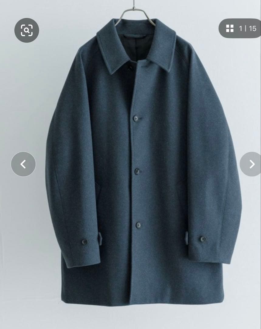 【未使用】『蓄熱』UR TECHショートステンカラーコート