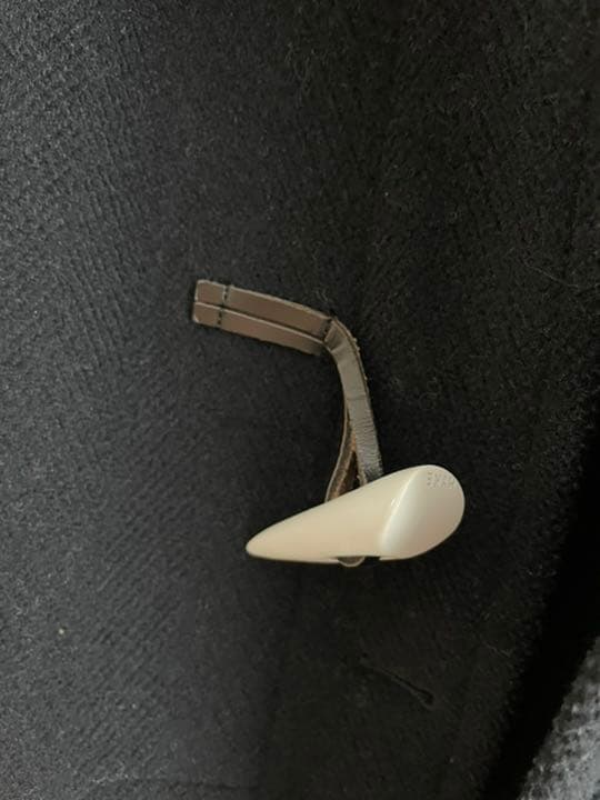 【袖丈お直し！】HYKE★パイル地ダッフルコート サイズ3