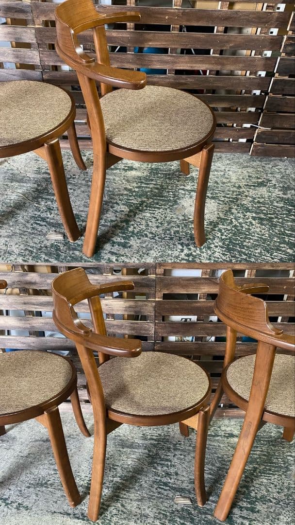 H256\" CONDE HOUSE 丸型 伸長 ダイニングセット 5点