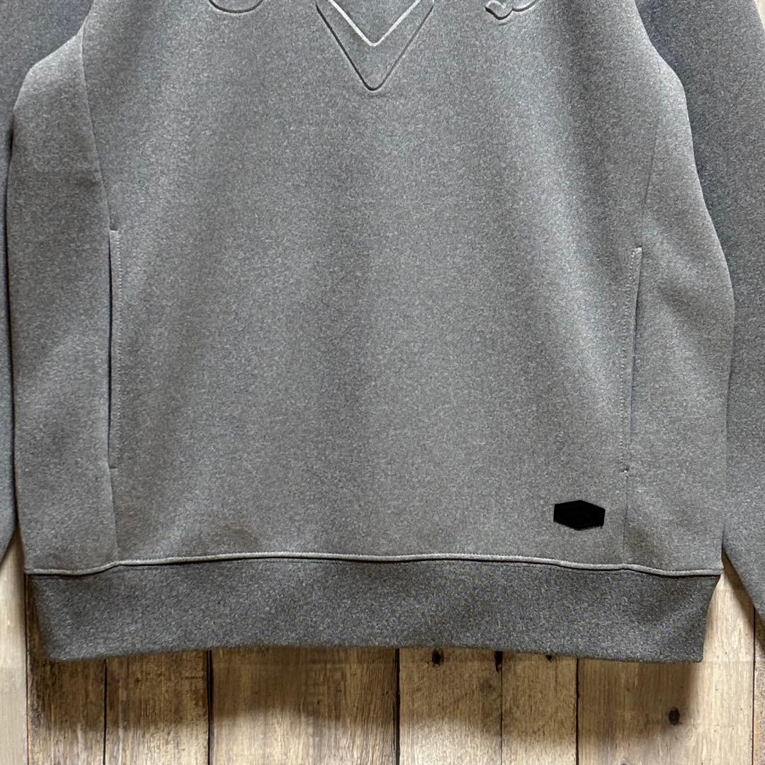 キャロウェイ　Callaway トレーナー　モックネックエンボスロゴ　グレー　L