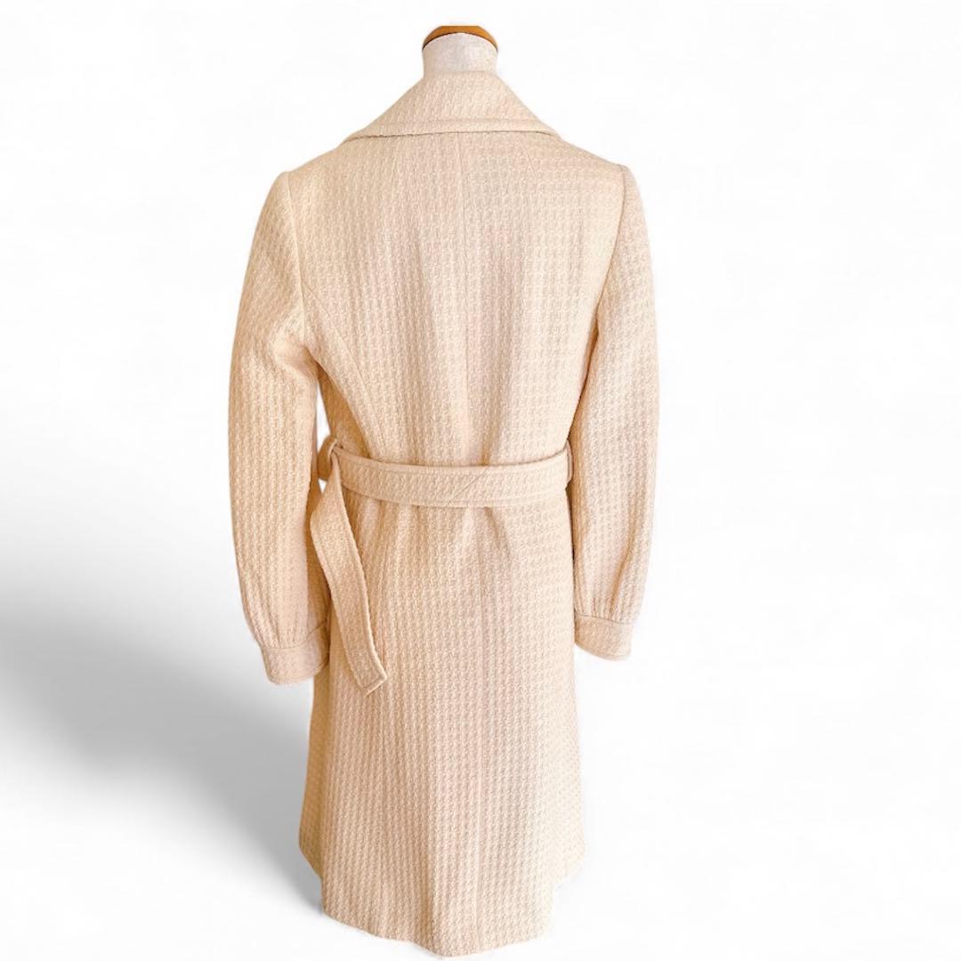 バーバリーロンドン ロングコート ウール ベルト裏地ホースロゴ