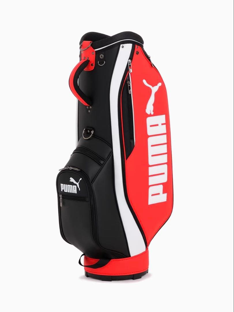新品未使用　PUMA（プーマ）キャディバッグ　軽量　オレンジ/黒/白