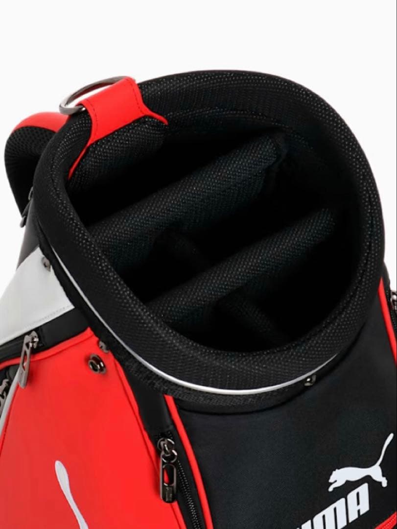 新品未使用　PUMA（プーマ）キャディバッグ　軽量　オレンジ/黒/白