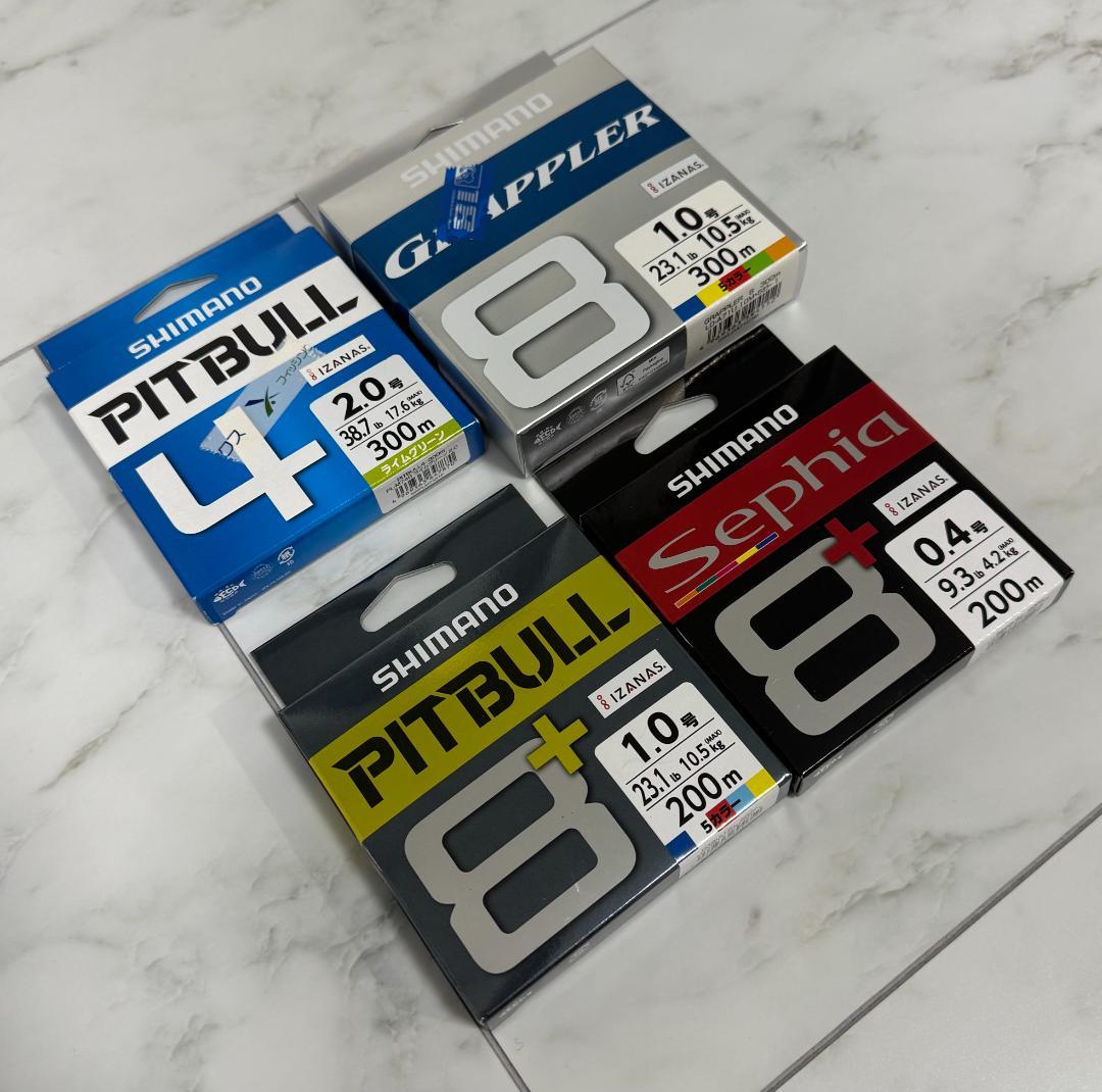 ■ ダイワ・シマノ PEライン号数ミックス ■