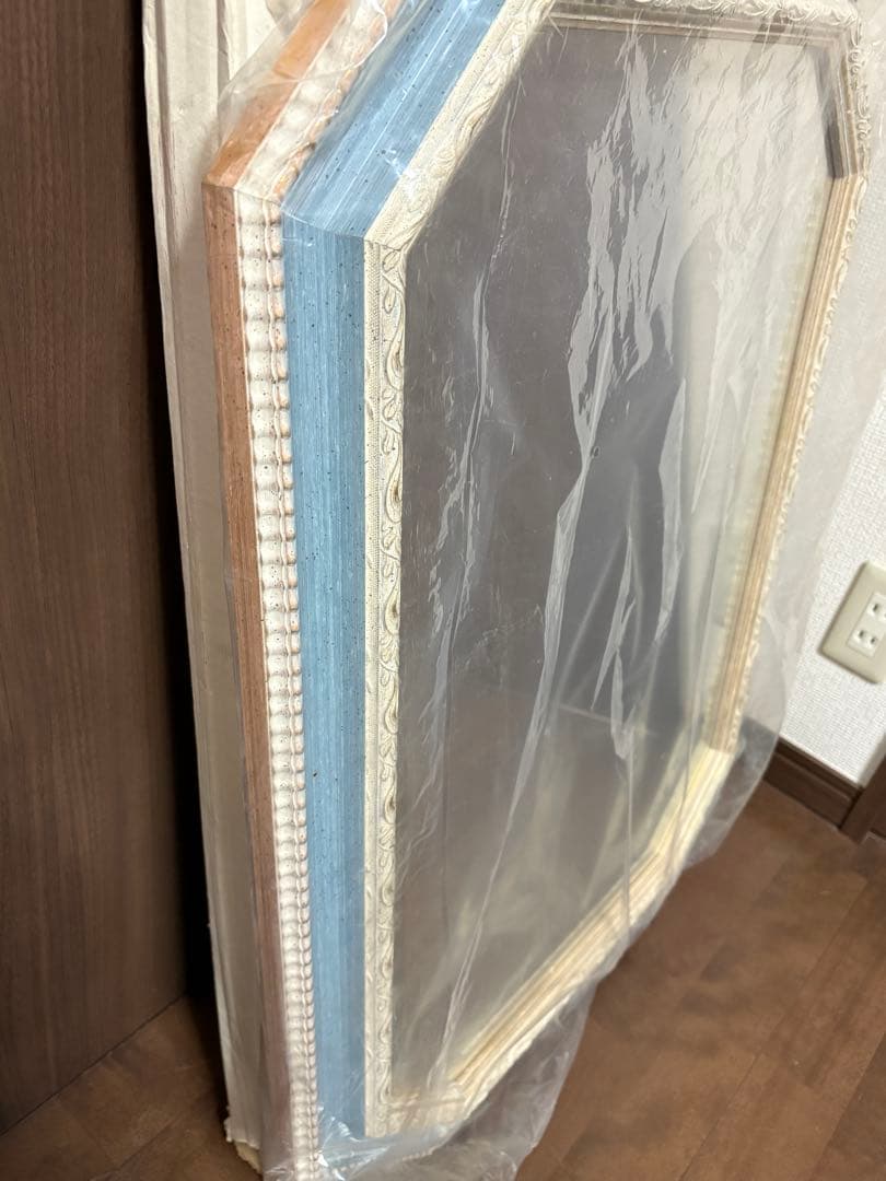 鏡 ミラー 壁掛け鏡 壁掛けミラー ウォールミラー イタリア製　80cm