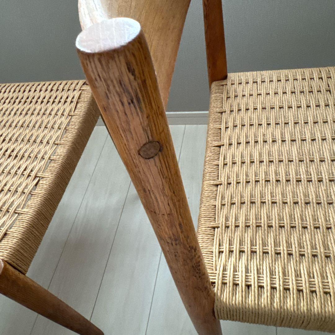 北欧家具haluta Poul.M.Volther ダイニングチェア 2脚セット