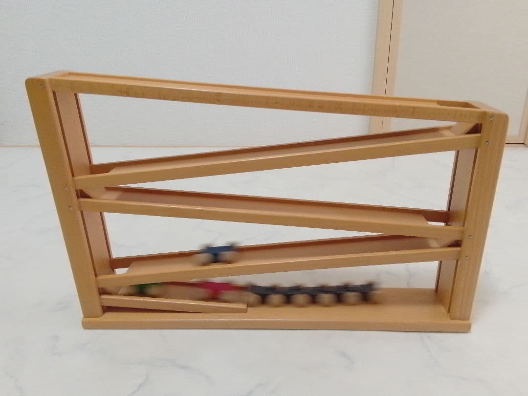 ベック社 BECK トレインカースロープ クネクネバーン 木 車 ミニカー