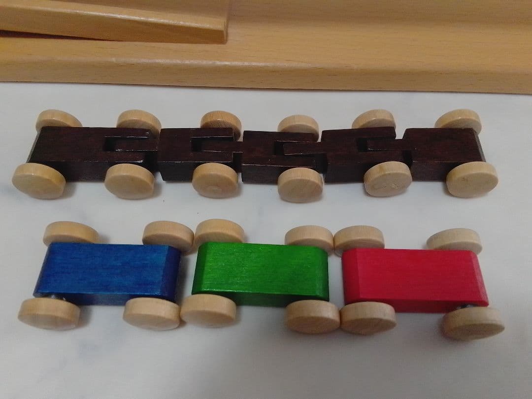 ベック社 BECK トレインカースロープ クネクネバーン 木 車 ミニカー