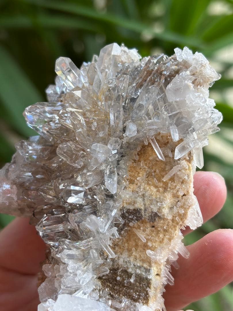中国四川省　金口河水晶クラスター　菊花水晶　211g もう出てこない　天然石