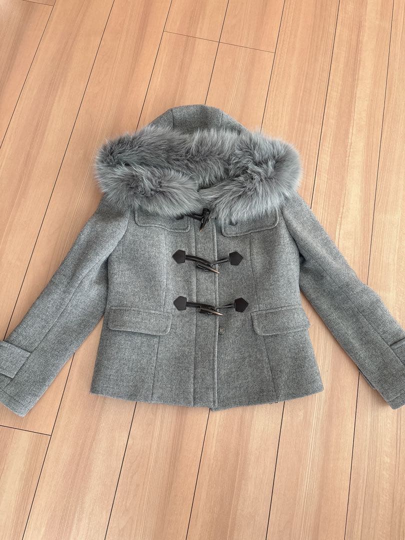 【11/20まで限定値引】Apuweiser riche ファー付きコート