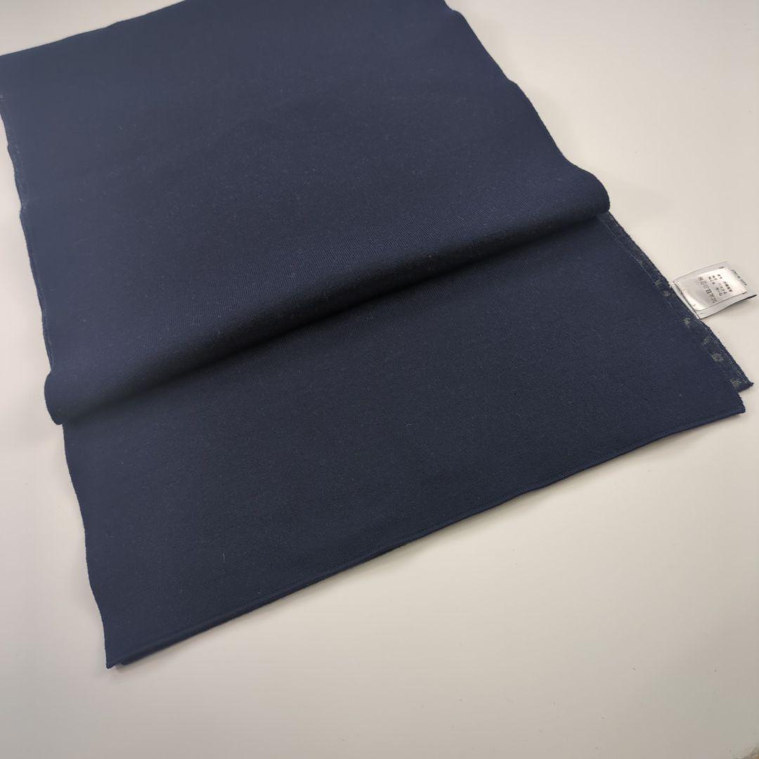 ベルルッティ　カリグラフィー　ウールマフラー　メンズ　イタリア　ネイビー　美品