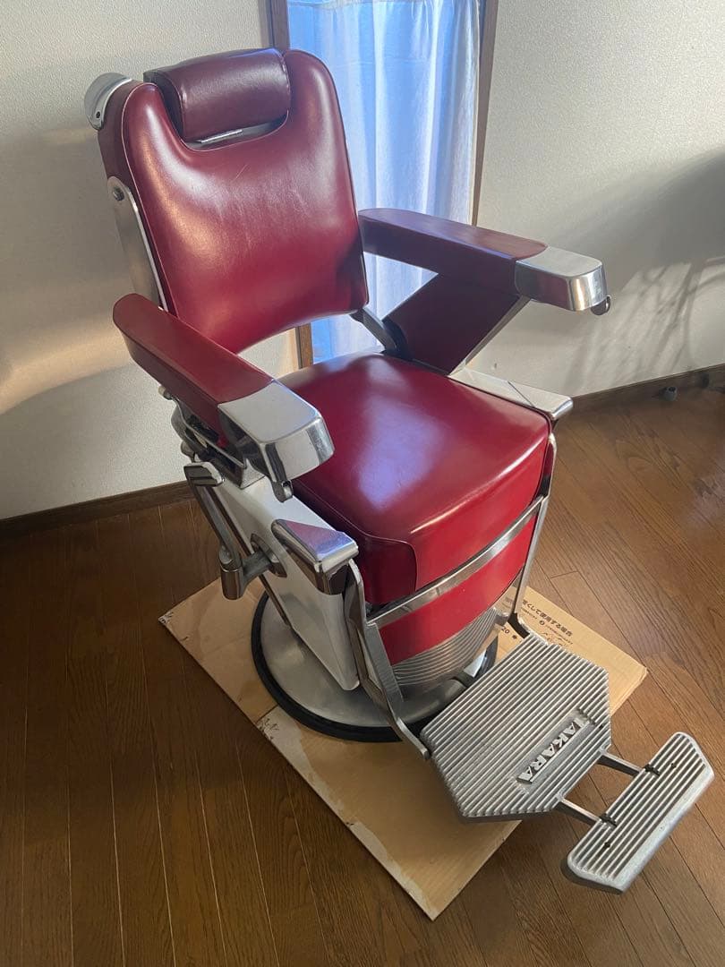 タカラベルモント 理容椅子 barber 昭和レトロ　床屋 美容室 純喫茶 銭湯