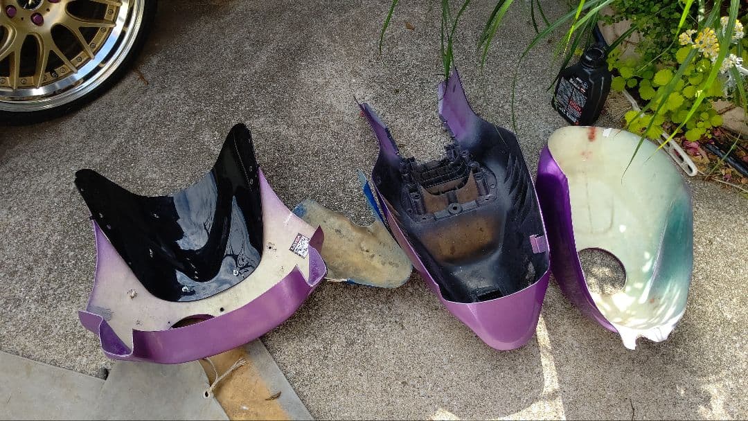 NSR50 80 シートカウル タンクカバー ニダボアッパー