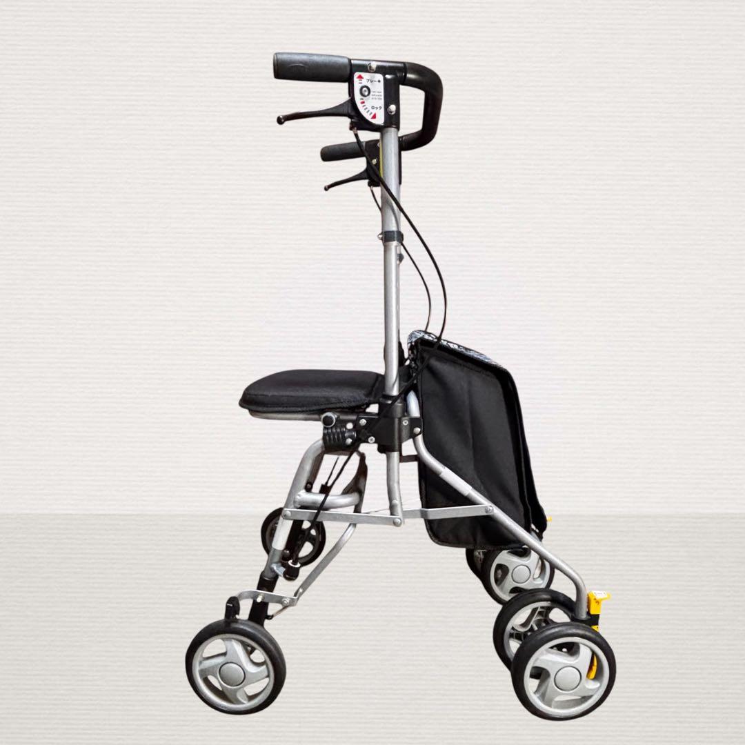 ✨極美品✨ 島製作所 シルバーカー シンフォニーSPスリム 花柄収納