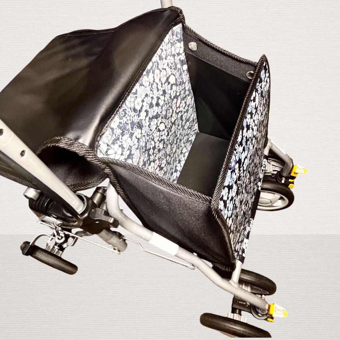 ✨極美品✨ 島製作所 シルバーカー シンフォニーSPスリム 花柄収納