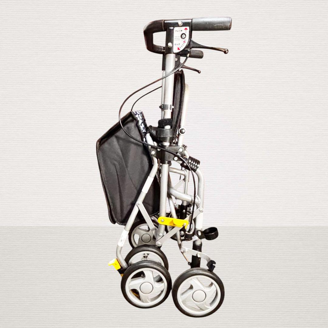 ✨極美品✨ 島製作所 シルバーカー シンフォニーSPスリム 花柄収納