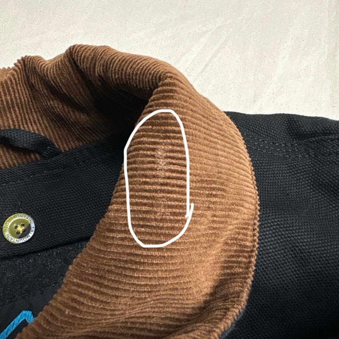 【ゆ】トライマウンテン古着美品黒ダック地デトロイトジャケット短丈 TTXロ