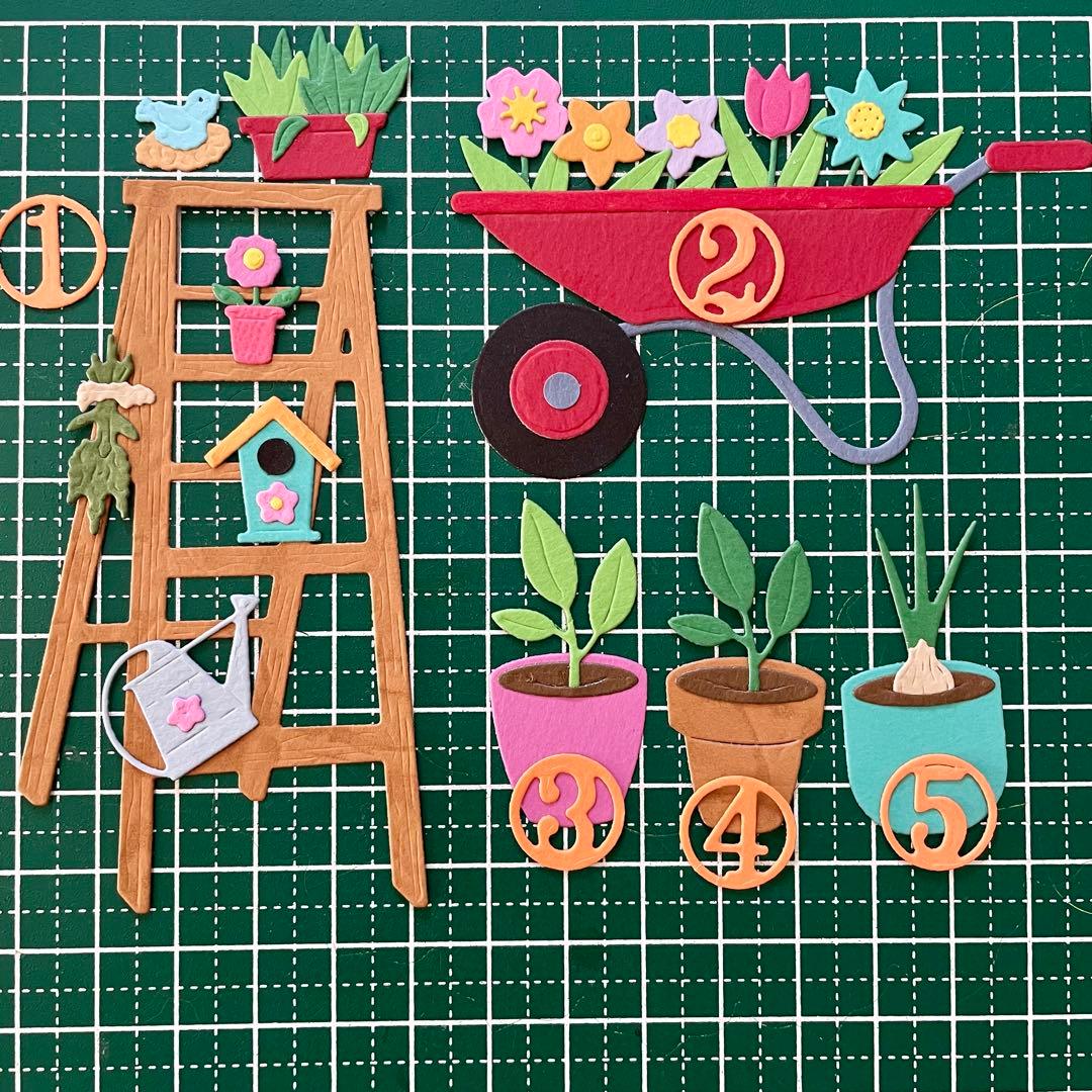 【ガーデニングB】サンプルページ（ペーパークラフト クラフトパンチ）