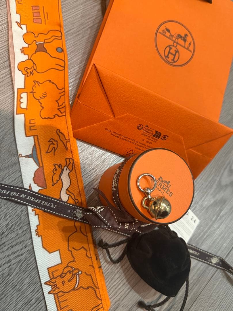 【希少】HERMES エルメス ツイリーベル　ツイリーリング　ツイリースカーフ