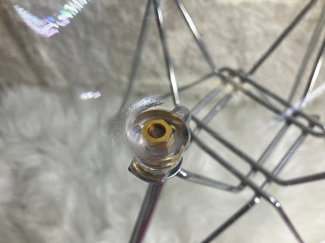 透明　アクリル製　ミッドセンチュリーデザイン　　チェア　椅子　脚クローム　モダン