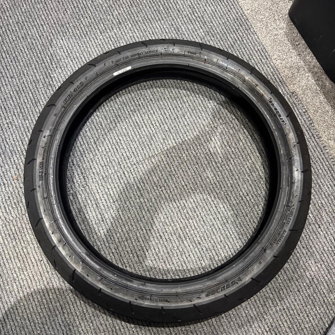 DUNLOP KR410 90/80R17 115/70R17 2本セット