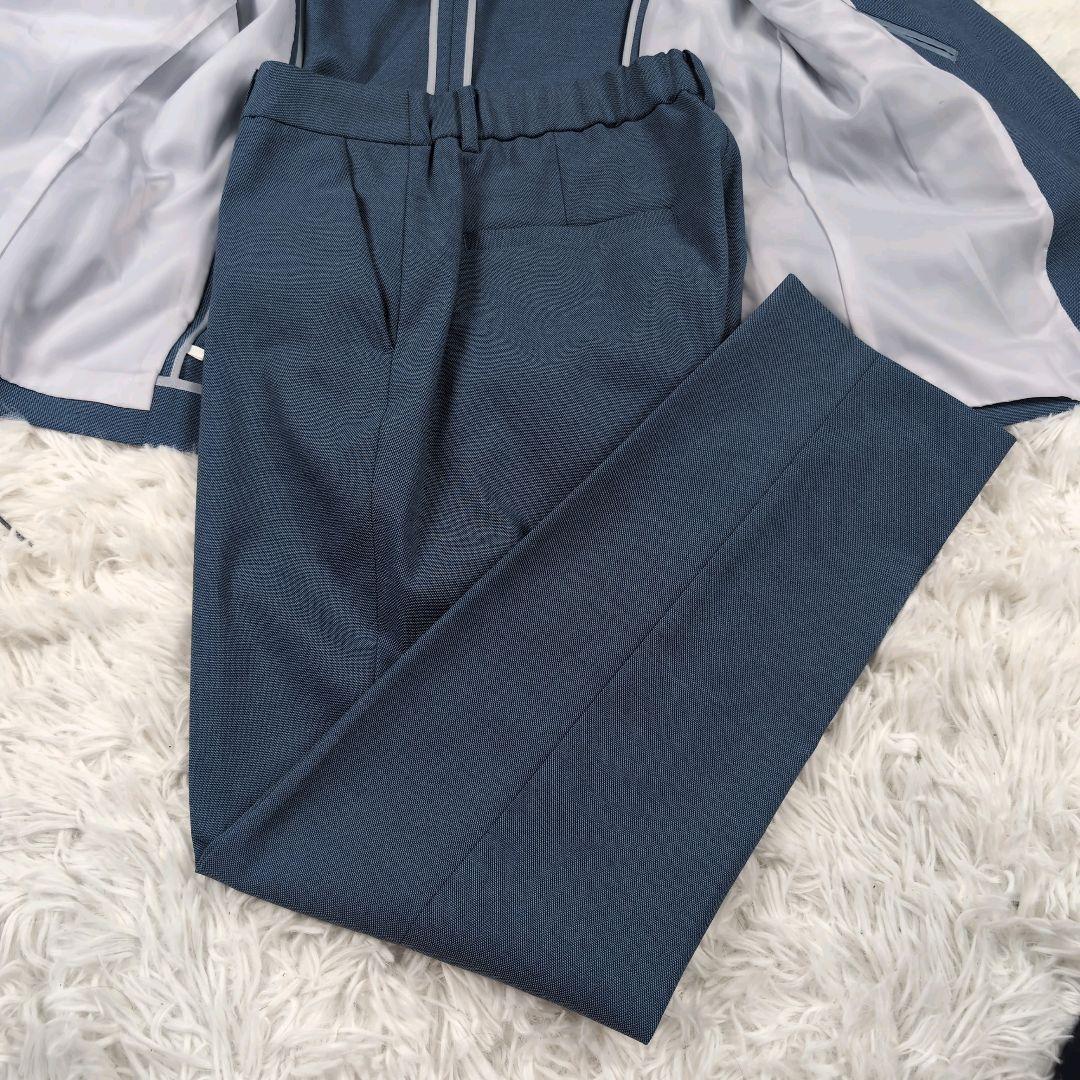 専用商品 グリーンレーベルリラクシング ノーカラースーツセットアップ M グレー