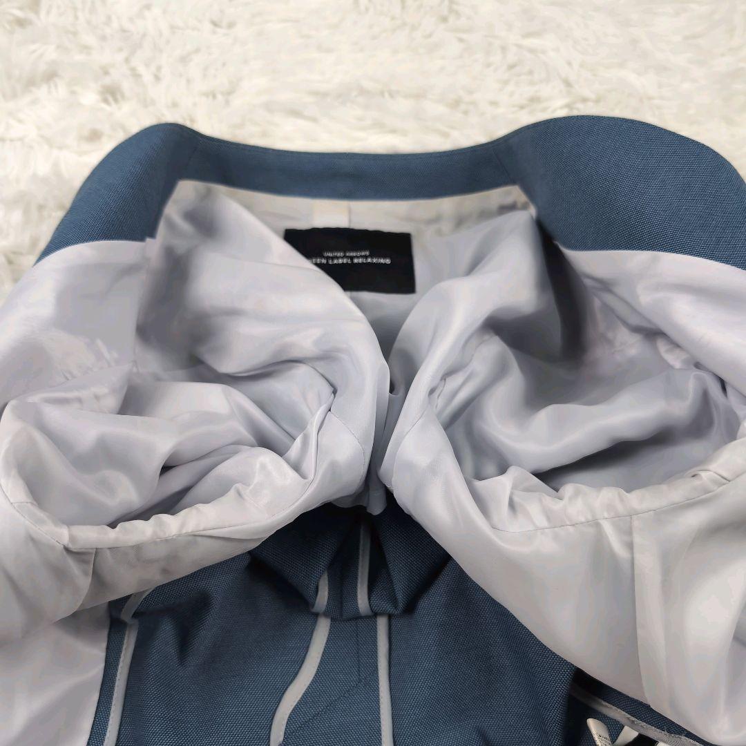 専用商品 グリーンレーベルリラクシング ノーカラースーツセットアップ M グレー