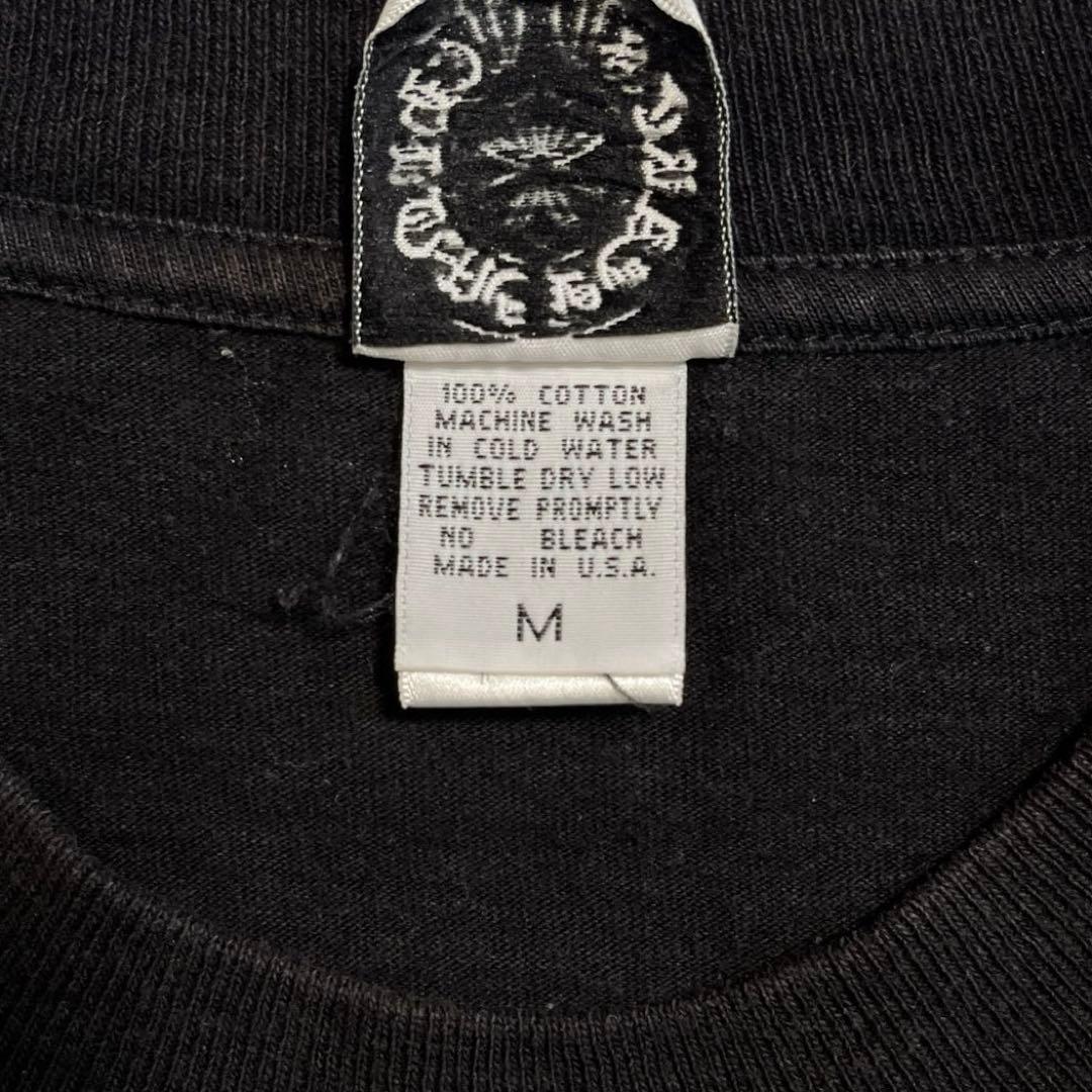 CHROME HEARTS 長袖Tシャツ スクロールラベル OLD ブラック M