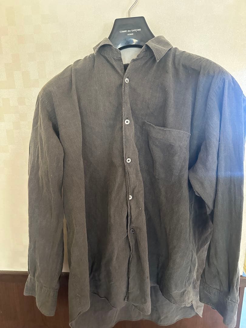 COMME des GARÇONS HOMME 長袖シャツ ダークグレー