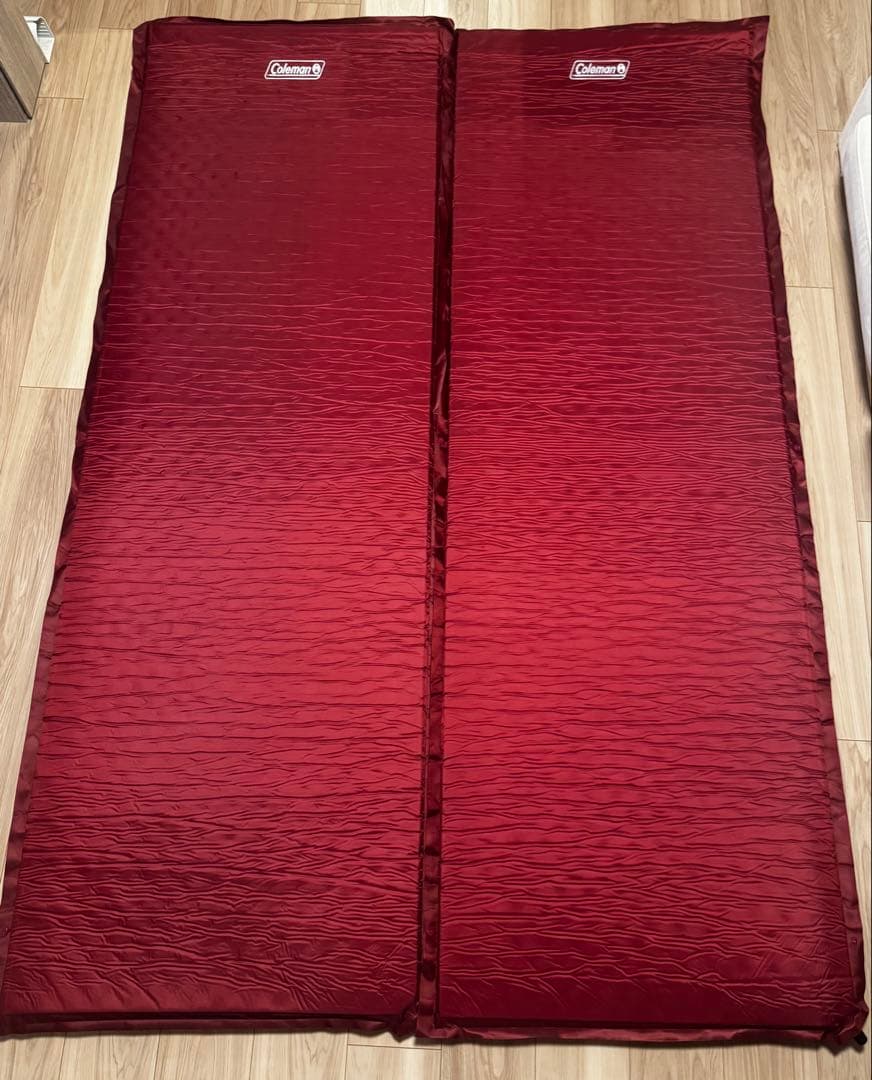 Coleman ダブルサイズ スリーピングマット 赤