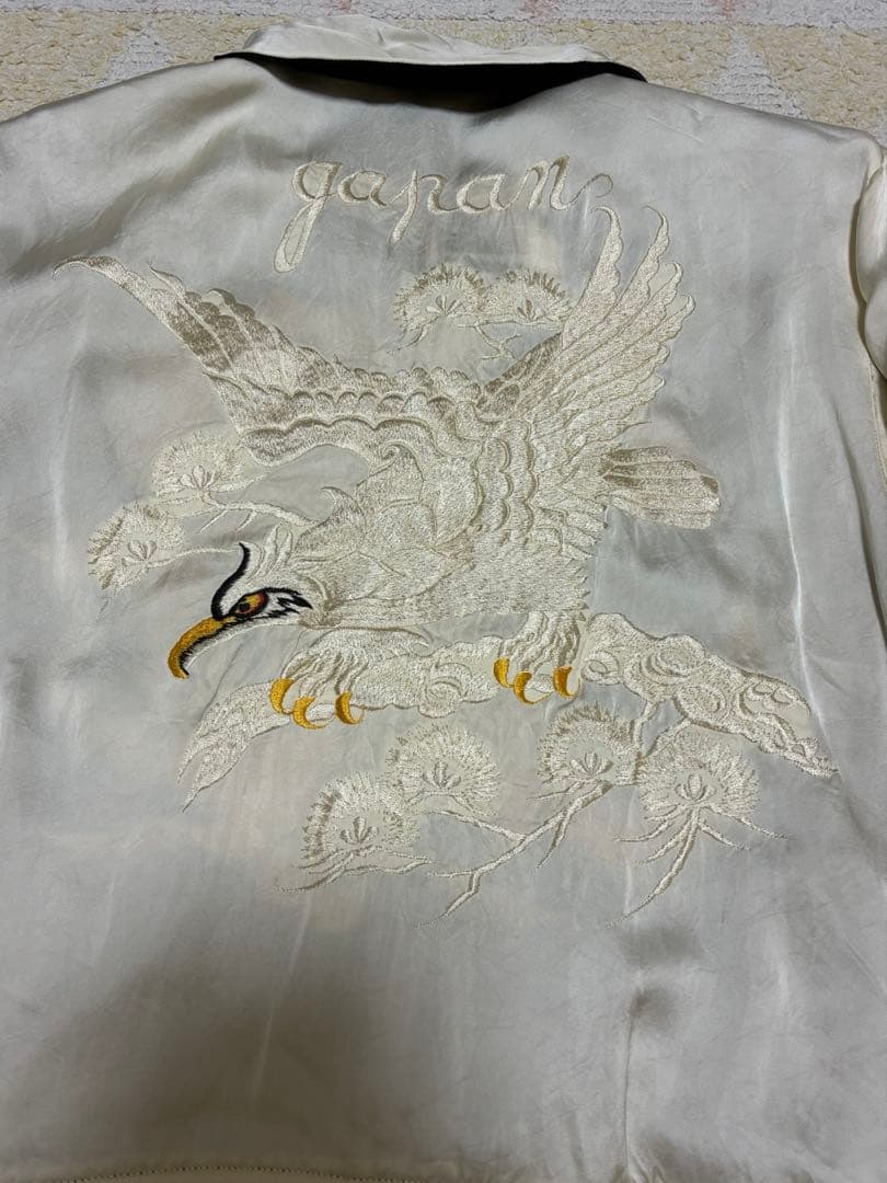 港商　スペシャル　金虎　襟付き　別珍×サテン　中サイズ