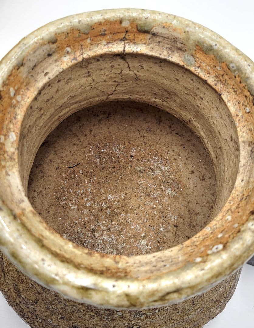 伊賀焼　古伊賀　袋水指　仕服　時代物　宗和識　茶道具　骨董品、美術品