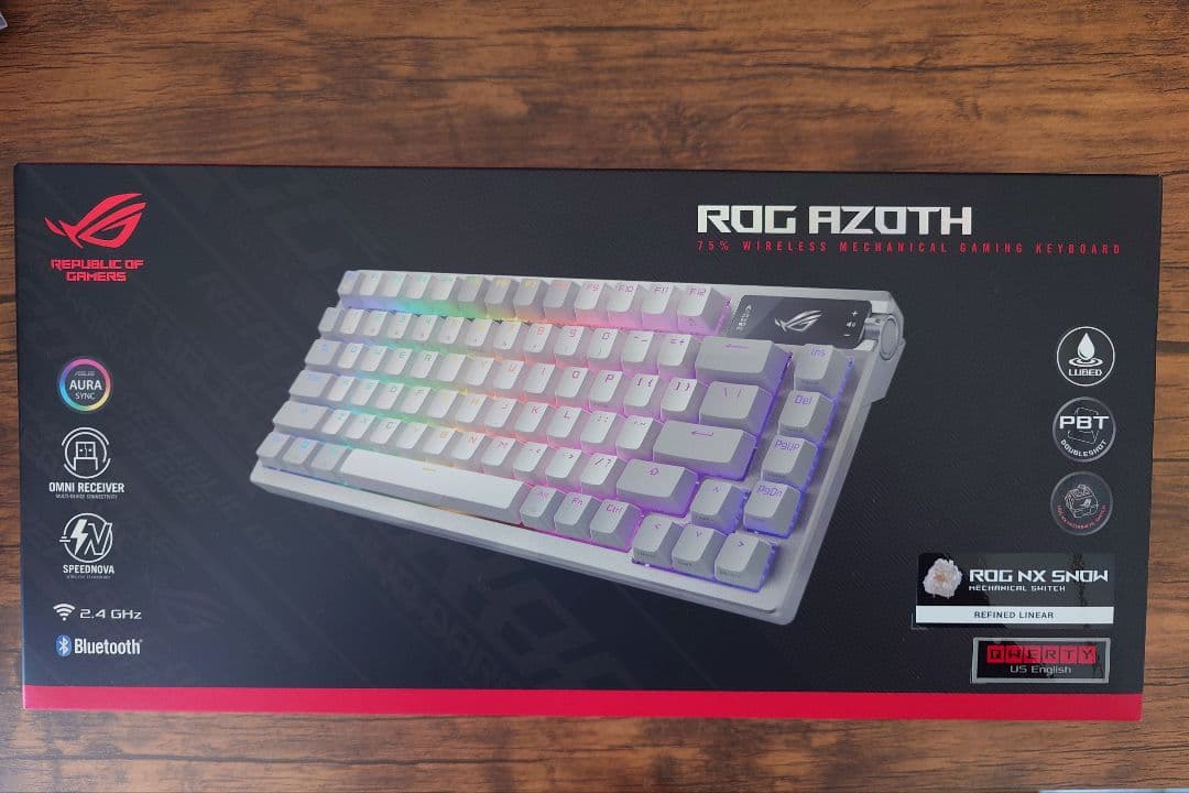 キーボード ASUS ROG Azoth Moonlight White