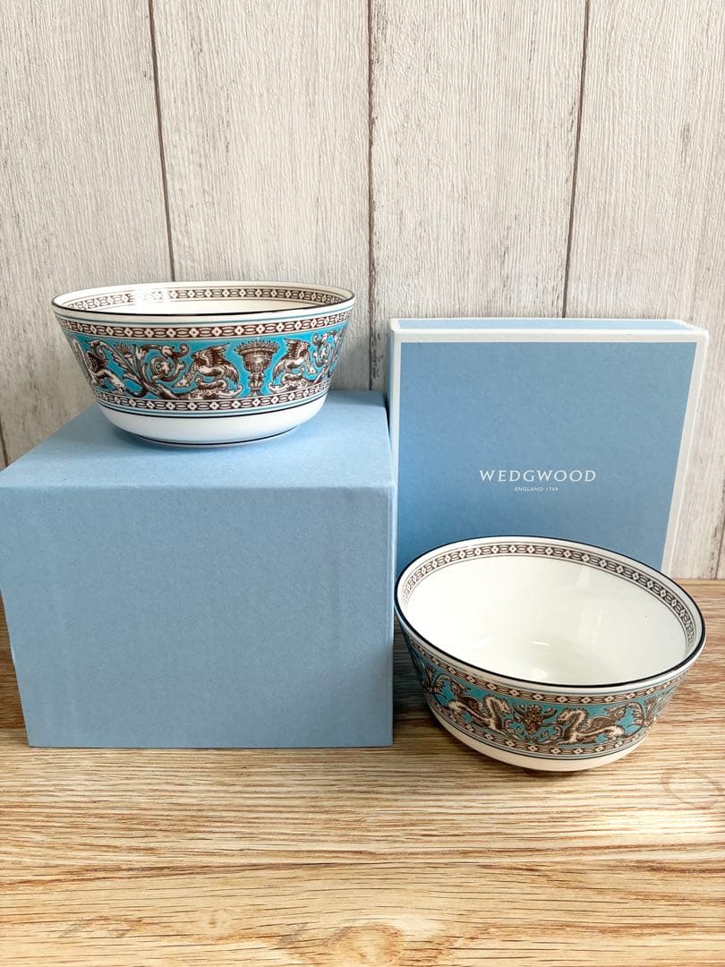  Florentine Turquoise ボウル 2個セット