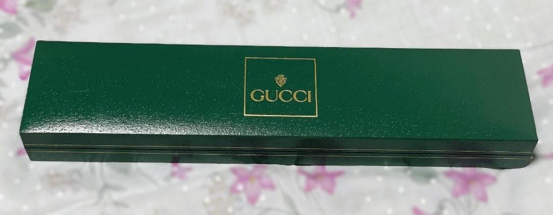 GUCCI 6300L ホースビット GP/レザー クォーツ 腕時計 稼働・箱付