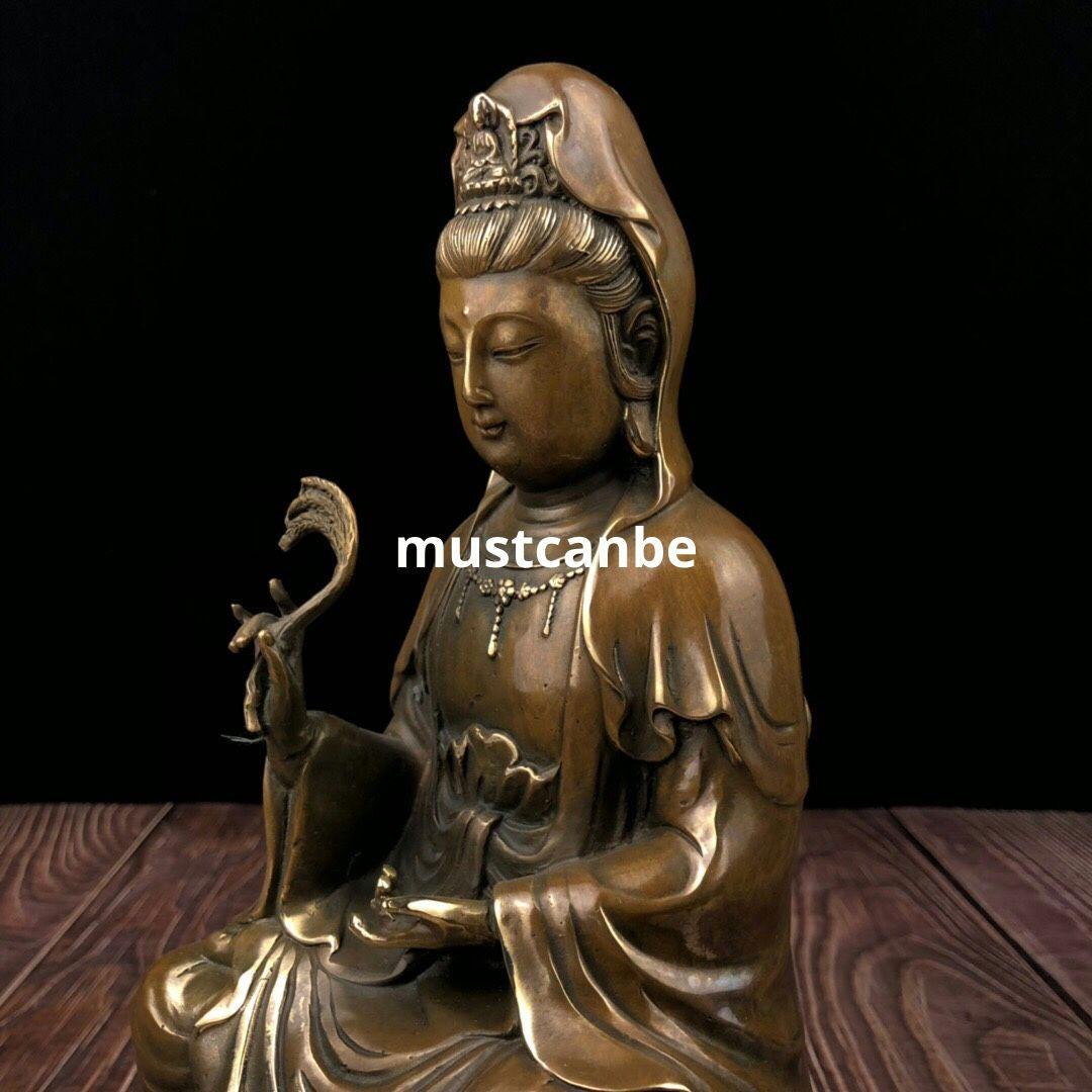 仏教美術 仏像 柳枝観音像 小仏像 銅製 銅器