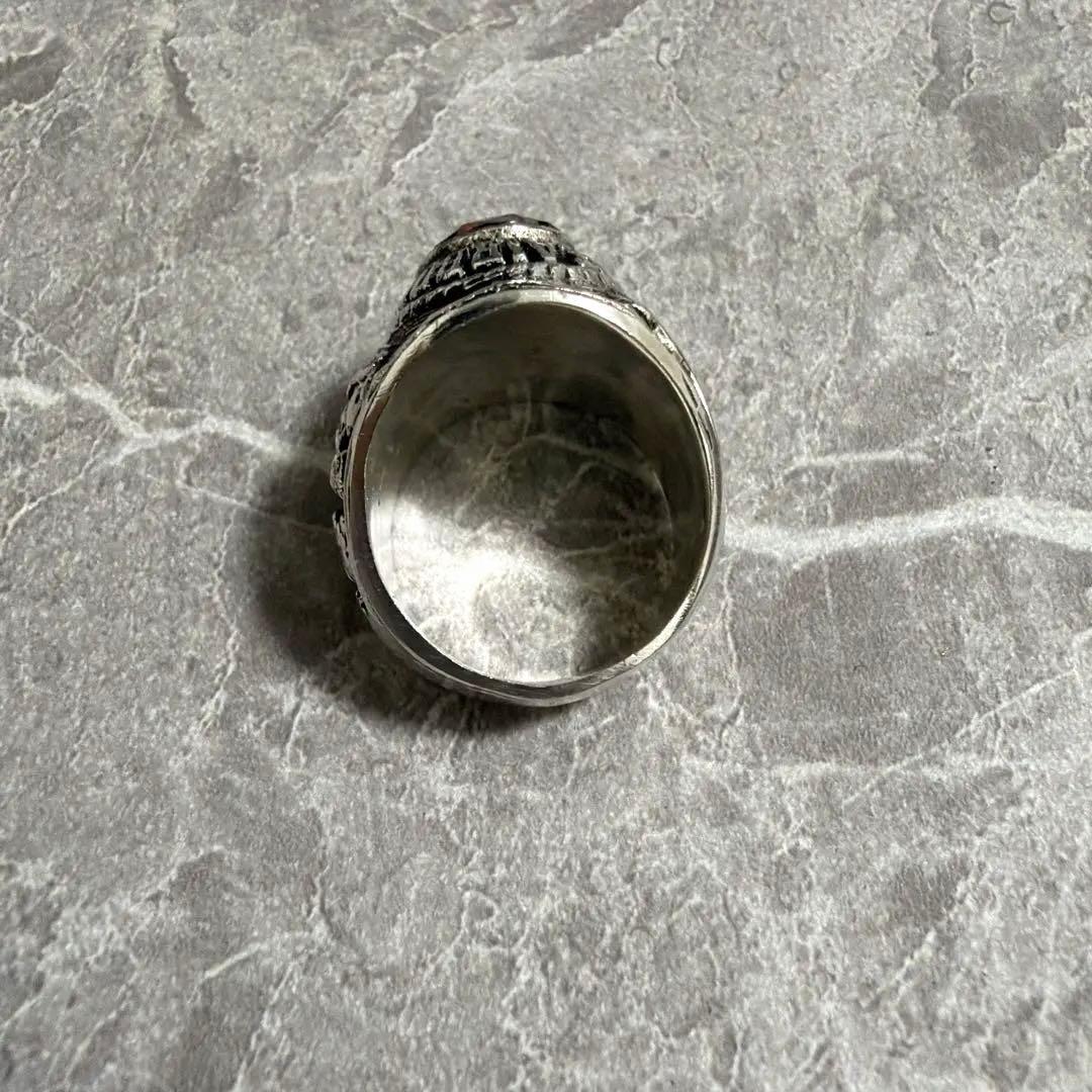 【希少】ヴィンテージ カレッジリング 第101空挺師団 17号 シルバー925