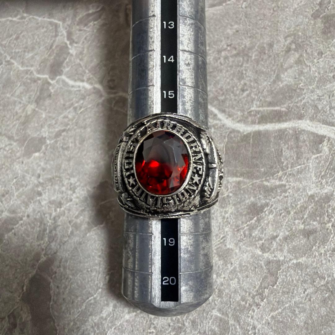 【希少】ヴィンテージ カレッジリング 第101空挺師団 17号 シルバー925