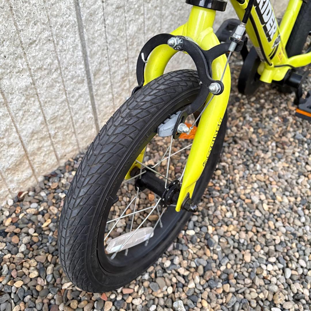 【美品✨希少カラー✨】STRIDER 14X ライムイエロー　説明書・部品付